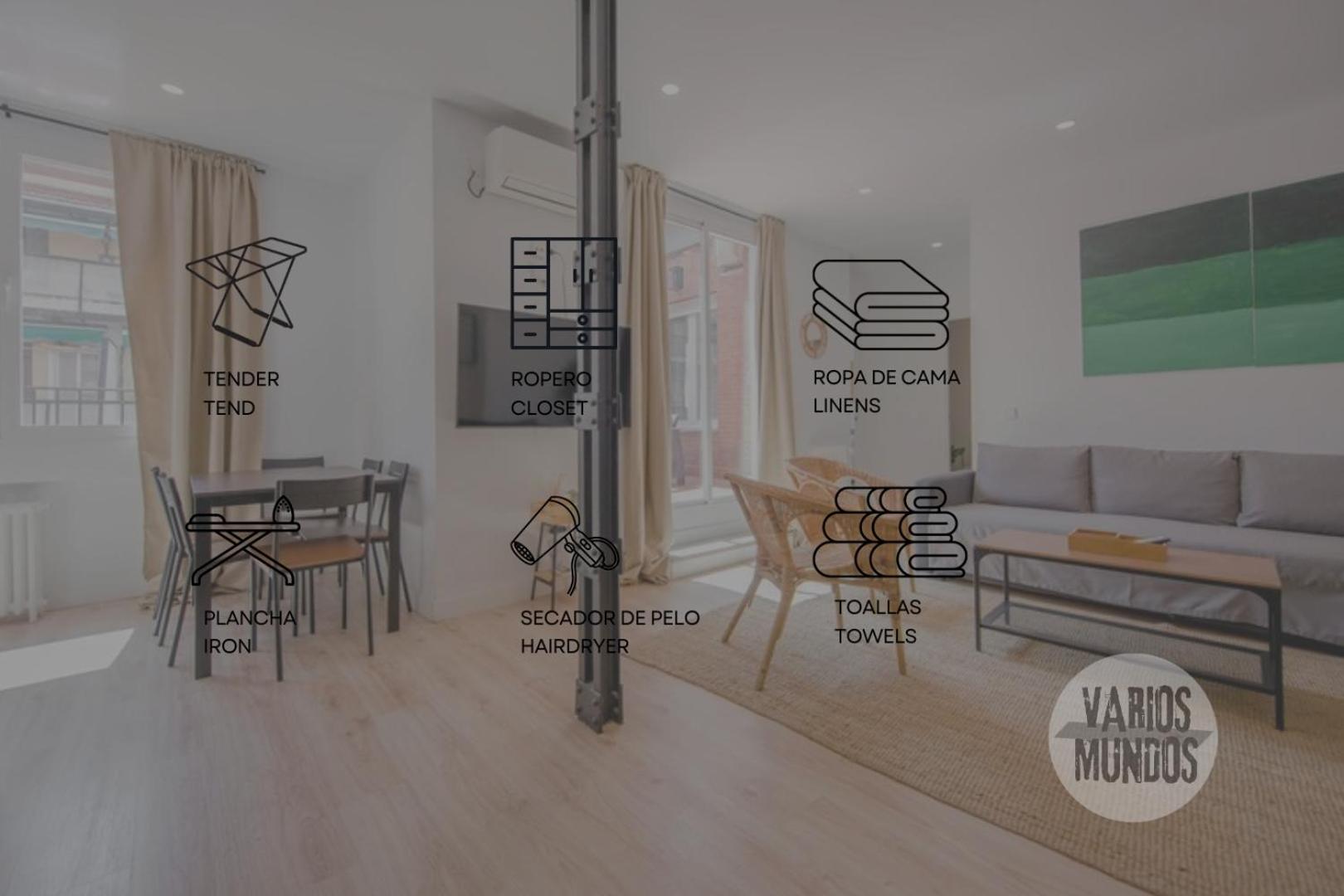 Atico X9 Pax Con Gran Terraza En El La Latina Apartman Madrid Kültér fotó